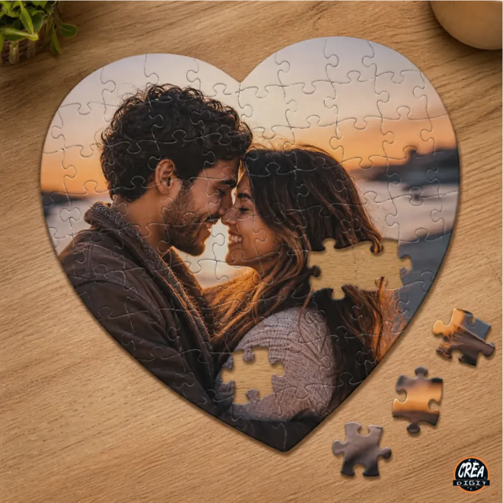 [CD-PZ01] Puzzle Cœur 19x19cm - 75pcs