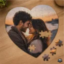 Puzzle Cœur 19x19cm - 75pcs