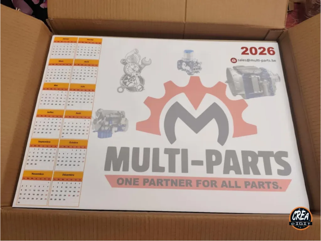 [CD-SM02] 25 Sous main personnalisés 60x42cm - 25 feuilles