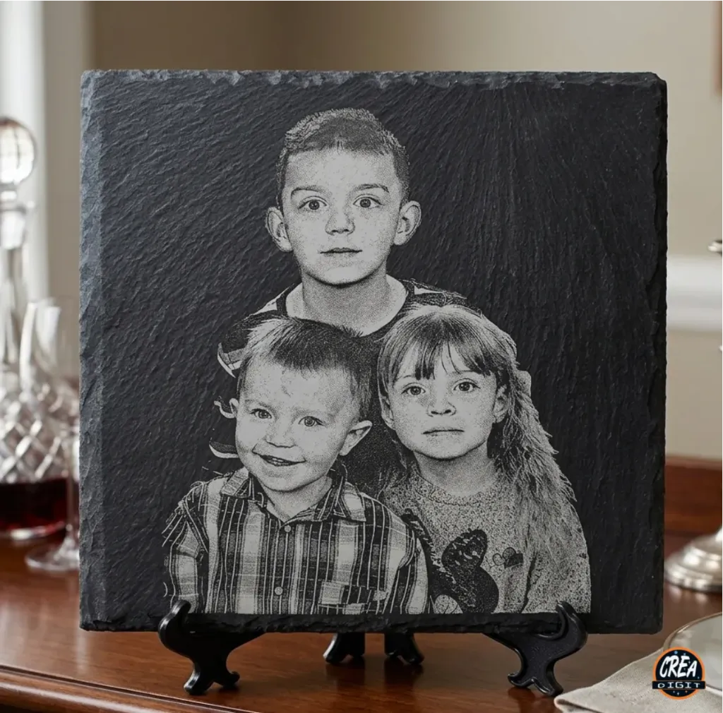 [CD-AR04] Ardoise personnalisée carrée 20x20cm